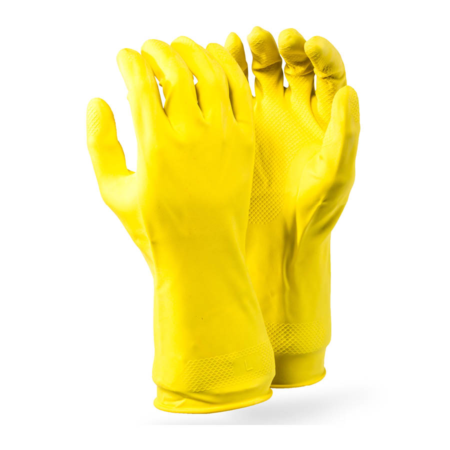 Yellow Household Gloves